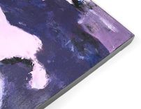 Lavendar Abstract Original Acrylic Painting On Canvas 3 small