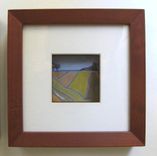 Sale, 2 Framed Landscape Paintings, Free Shipping, Brown, Ooak 2 small