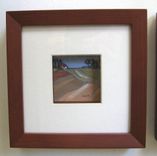 Sale, 2 Framed Landscape Paintings, Free Shipping, Brown, Ooak 4 small