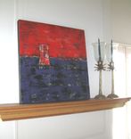 Red Abstract Art Red And Purple Painting On Canvas Original Contemporary 1 small