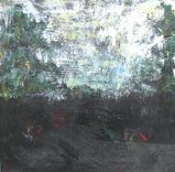 Black Acrylic Abstract Landscape Painting Modern Art Original On Canvas 5 small