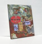 Mixed Media Original Painting, Butterflies, Paris 1 small