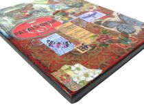 Mixed Media Original Painting, Butterflies, Paris 3 small