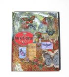Mixed Media Original Painting, Butterflies, Paris 4 small