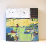 Abstract Acrylic Expressionist Painting, Contemporary Original Painting On Canvas 1 small