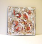 Rust Abstract Original Acrylic Painting On Canvas 1 small