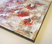 Rust Abstract Original Acrylic Painting On Canvas 3 small