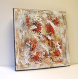 Rust Abstract Original Acrylic Painting On Canvas 4 small