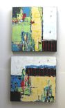 Acrylic Abstract Expressionist, Original Painting On Canvas 3 small