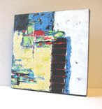 Acrylic Abstract Expressionist, Original Painting On Canvas 5 small
