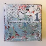 Acrylic Abstract Original Triptych Paintings On Canvas 4 small