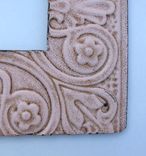 Housewares Metal Photo Frame Pink Distressed 1 small