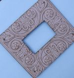 Housewares Metal Photo Frame Pink Distressed 2 small