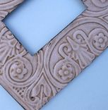 Housewares Metal Photo Frame Pink Distressed 4 small