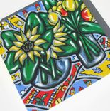 Sunflowers Original Still Life Painting 2 small