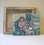 Acrylic Figure Painting On Canvas Still Life Landscape 1 small