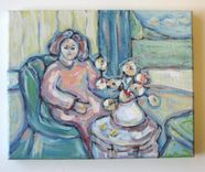 Acrylic Figure Painting On Canvas Still Life Landscape 2 small