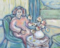 Acrylic Figure Painting On Canvas Still Life Landscape 3 small