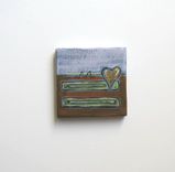 Heart Abstract Acrylic Painting On A Mini Canvas 1 small