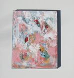 Pink Abstract Original Acrylic Painting Original On Canvas 3 small