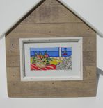 Original Beach Painting Acrylic On Canvas Paper 5 small