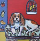 Animal Acrylic Portrait Painting On Canvas 1 small