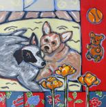 Animal Acrylic Portrait Painting On Canvas 3 small
