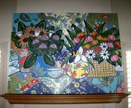 French Country Still Life Painting Original Acrylic On Canvas 5 small