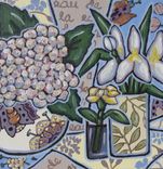 French Country Still Life Painting, Original Acrylic On Canvas 2 small