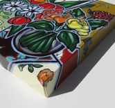 French Country Still Life Painting, Original Acrlic On Canvas 3 small