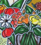 French Country Still Life Painting, Original Acrlic On Canvas 4 small