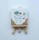 Commission Your Own Gift Painting 4" X 4" 4 small