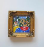 Original Acrylic Country French Still Life Painting 3 small
