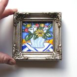 Acrylic Miniature Still Life Painting, Original Ink 2 small