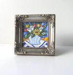 Acrylic Miniature Still Life Painting, Original Ink 3 small