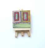 Acrylic Abstract Miniature Painting, Gift Idea, Beach Cottage Chic 4 small