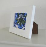 Miniature Still Life Painting, Original Calla Lilies Acrylic Painting 3 small