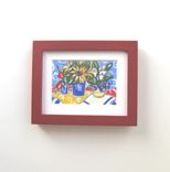 Still Life Painting Original Canvas Ink 1 small