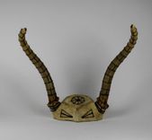 Art Installation Embroidered Antler And Photograph - Memory Wall 6 small