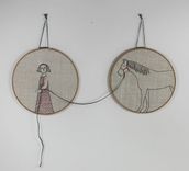 Custom Embroidered Hoop Art 1 small