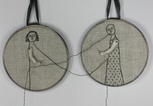 Custom Embroidered Hoop Art 2 small