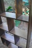 Bookcase Or Room Divider Custom Made With Solid Black Walnut 3 small