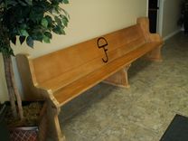 Reclaimed Church Pew Bench 1 small