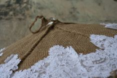 Rustic Burlap And Lace Parasol 3 small