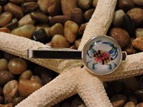 Custom 20mm Sterling Silver Plated Tie Clip 6 small