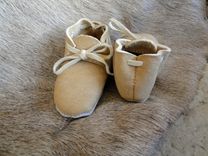 Custom Braintan Leather  Baby Moccasin Booties 5 small