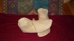 Braintan Leather Plains Style Soft Soled Moccasins 3 small