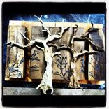 Ceramic Triptych Wall Piece 2 small