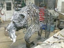 Grizzly With Salmon 2 small