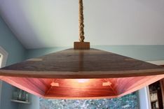 Wood Pendant Lamp 4 small